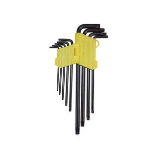Jogo Chave Torx 9 peças Fertak Longa
