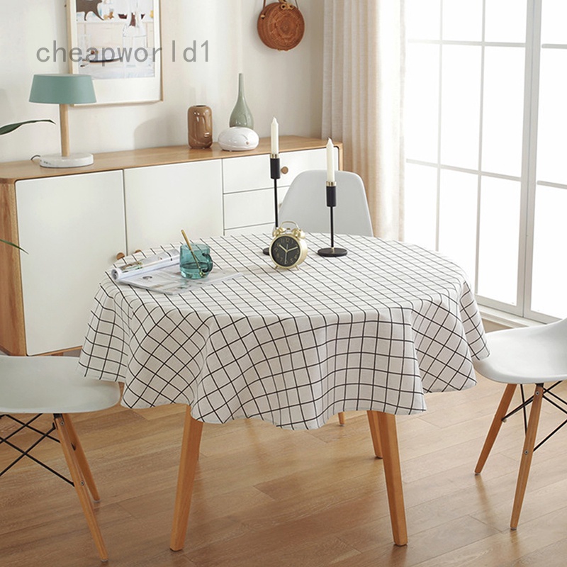 cfpolar Toalha de mesa redonda com borda elástica, capa de mesa redonda  holandesa com cenário de moinho de vento serve para mesas de 91,44 cm a  106,66 cm, impermeável e resistente a