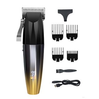 Resuxi JM-G10 Novo Cortador De Cabelo Elétrico Para Corte Com Cabeça De Óleo De display LCD Homem Máquina De Em Casa