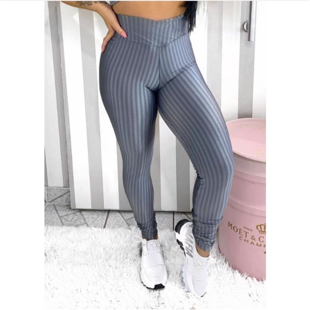 Legging cinza hot sale claro