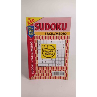 Revista Coquetel Sudoku Facil/Medio/Dificil 200 jogos - BANCA FUTURA MARÍLIA