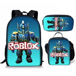 Roblox Lancheira Infantil Com Isolamento Diagonal Bolsa De Desenho Animado  Anime Meninos E Meninas Escolar Para Estudantes