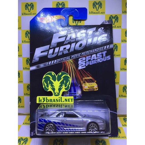 Bx318 Hot Wheels 2014 Fast Furious Nissan Skyline Gt-r R34 Velozes