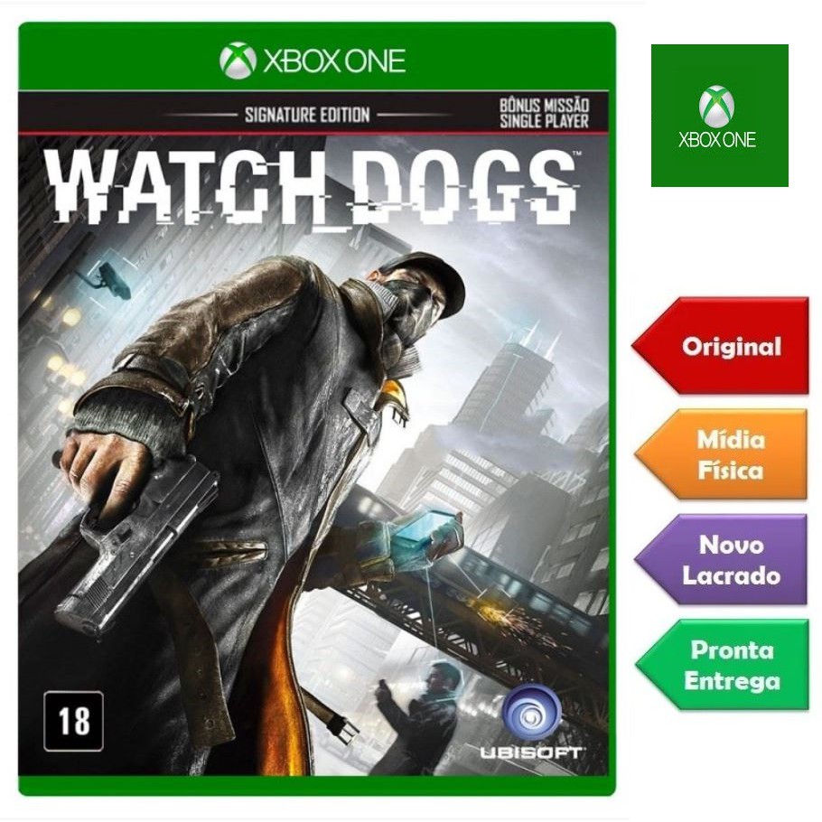 Jogo Watch Dogs Signature Edition XBox 360 Midia Fisica