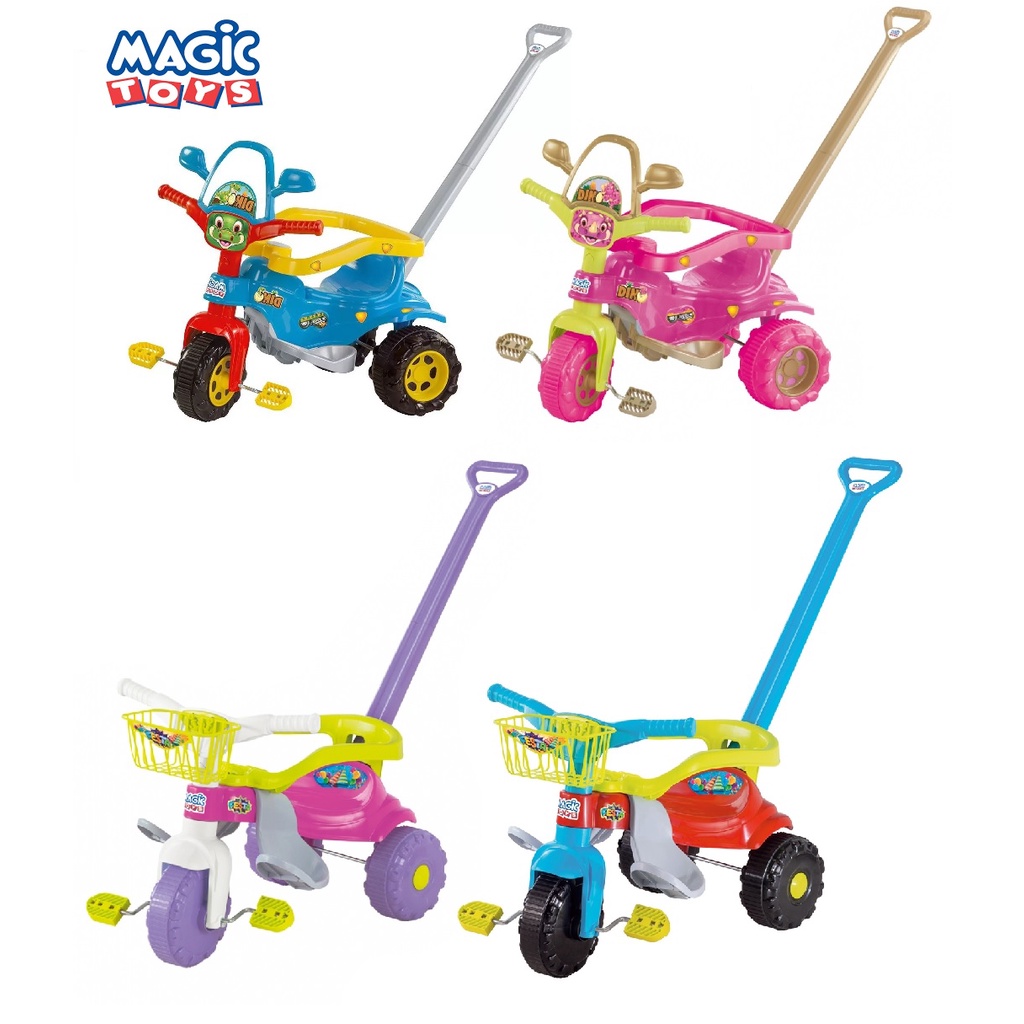 Triciclo Motoca Infantil Dino Magic Toys Tico-tico