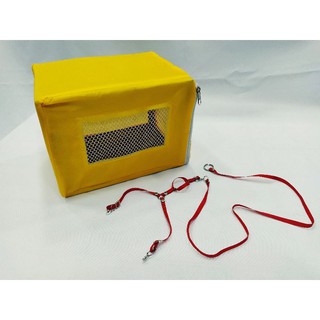 calopsita kit bolsa de transporte mais guia