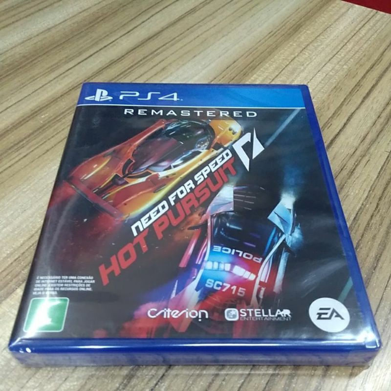 Need For Speed Hot Pursuit Remastered Ps4 (Novo) (Jogo Mídia