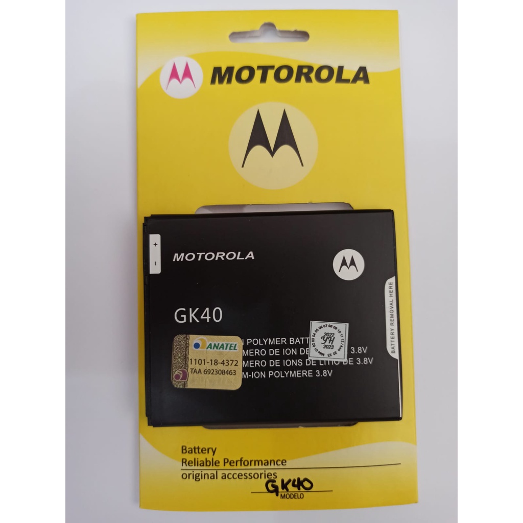 Bateria Motorola GK40 Moto G4 Play / Moto G5 / Moto E4 - Somos a RPCELL sua  melhor opção para componentes de reposição para celulares e smartphones