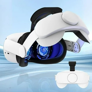 Meta Quest 2 VR Fita De Cabeça-Substituição Da Elite Com Dobradiças Ajustáveis-Conforto Melhorado E Imersão De Jogos , Pressão Reduzida-Acessórios Para