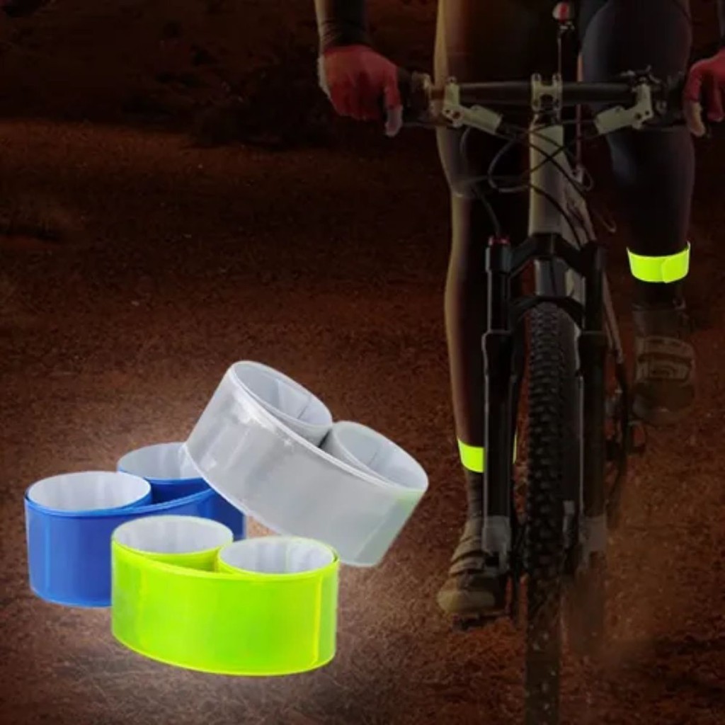 2x Fita Faixa Refletiva Segurança Bike Caminhada MTB Speed | Shopee Brasil