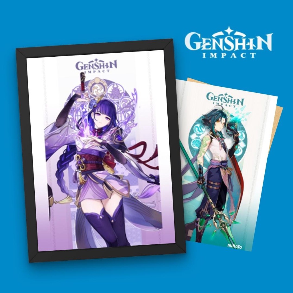 Genshin Impact - Personagens - Pôsteres. | Shopee Brasil