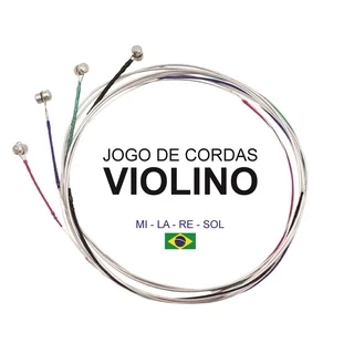 Jogo de Cordas para Violino 4/4 e 3/4 Encordoamento Completo cordas de aço em Oferta na Shopee