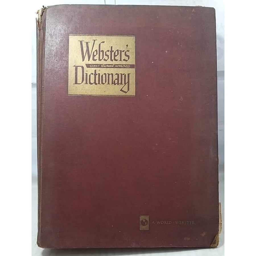 Webster's Giant Illustrated Approved Dictionary | Shopee Brasil