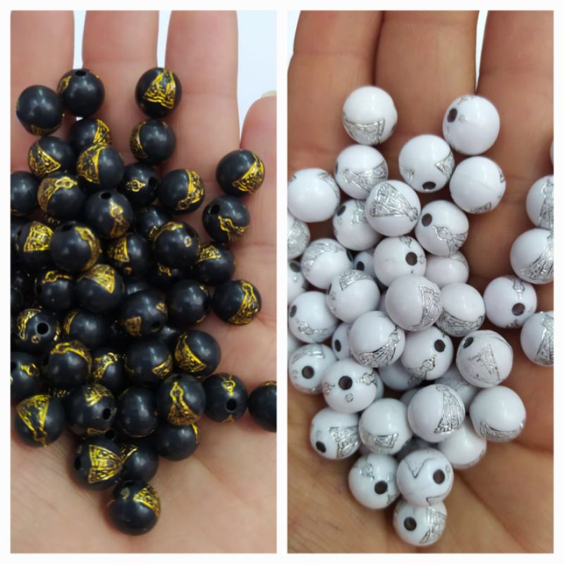 Miçangas Nossa Senhora 10mm 50 Peças.