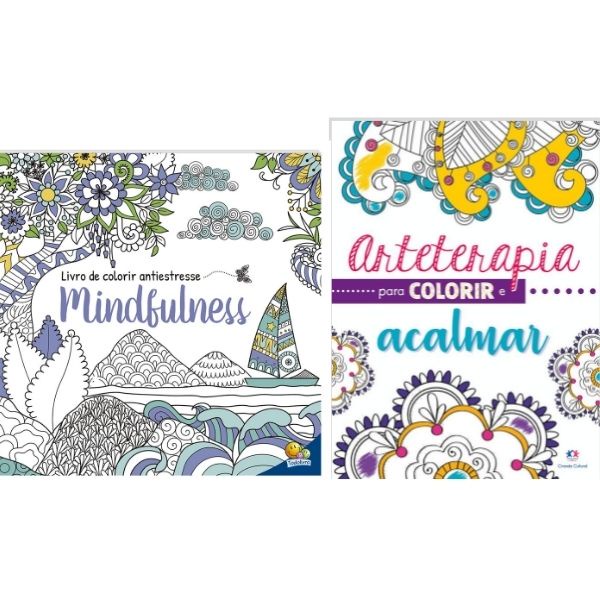 Livro de Colorir Adulto Antiestresse TodoLivro Mindfulness