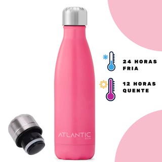 Garrafa Térmica Aço Inox 500 ml agua Gelada 24 Hrs e quente por 12