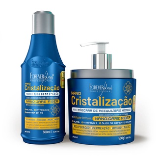 Nano Cristalização Forever Liss Kit Shampoo 300ml e Máscara 500g