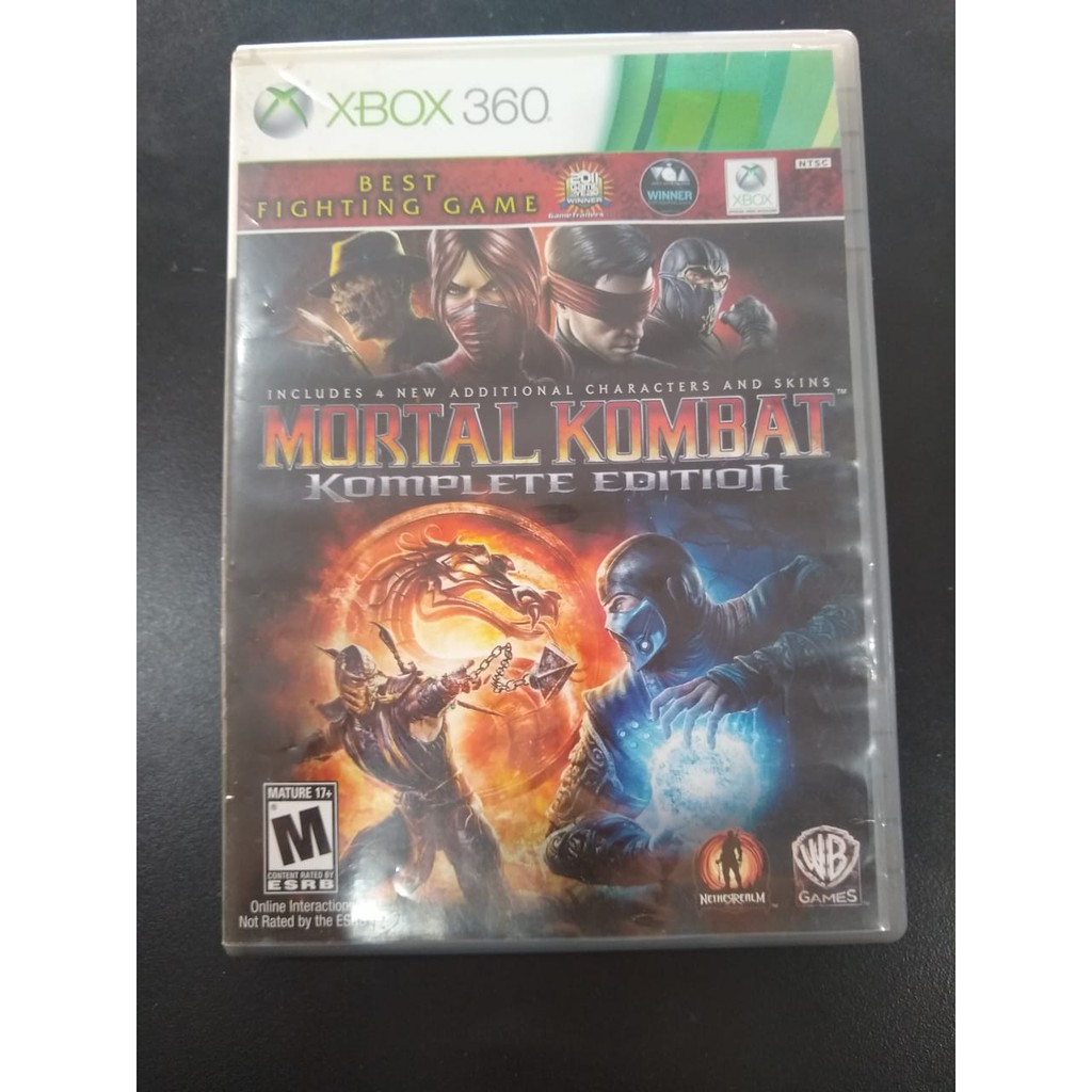 Jogos Xbox 360 Mortal Combate: comprar mais barato no Submarino
