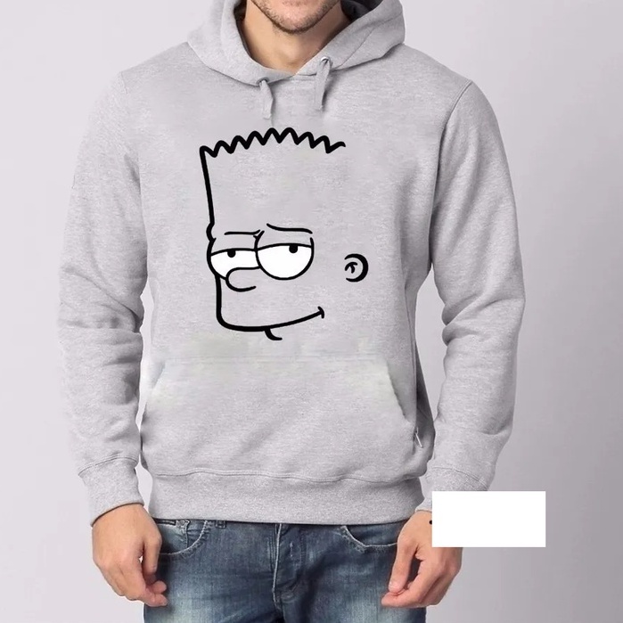 Moletom Unissex Canguru Bart Sad Simpson Filme Desenho