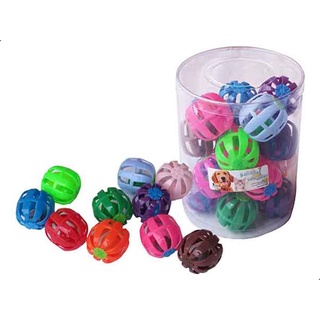 Brinquedo Bola Plastica C/guizo Gatos Pet Pote C/20un