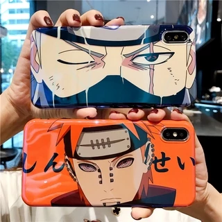 Capa Flexível De Silicone Blu-Ray Naruto / Uchiha / Sasuke / Uzumaki Para Iphone 12 / 11 Pro / X / Xr / Xs Max / 7 / 8 Plus