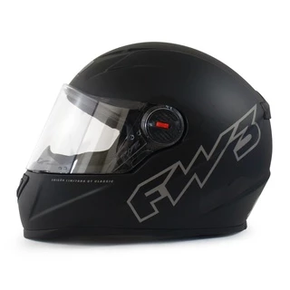 Capacete Moto Integral FW3 GT Classic Viseira Cristal Narigueira Forro Preto
