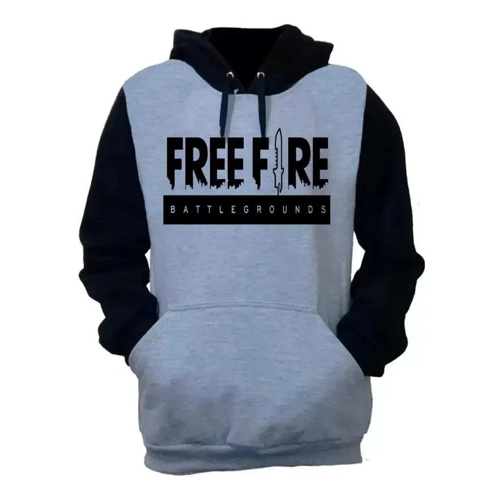 Moletom Garena Free Fire Blusa de Frio Battlegrounds Play Casaco ...