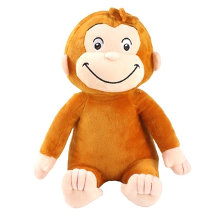 30cm curioso george brinquedos de pelúcia macaco dos desenhos animados  animais de pelúcia bonecas presente de aniversário para crianças