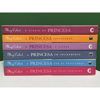 Livros O Diário da princesa Meg Cabot (kit com 6 livros).