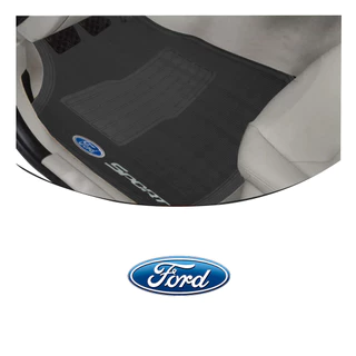 Tapete de Carro Ford 5 pçs – Ká, Fiesta, Ecosport, Escort, Fusion - Tapete Automotivo, Tapete para Carro, Carpete Carro