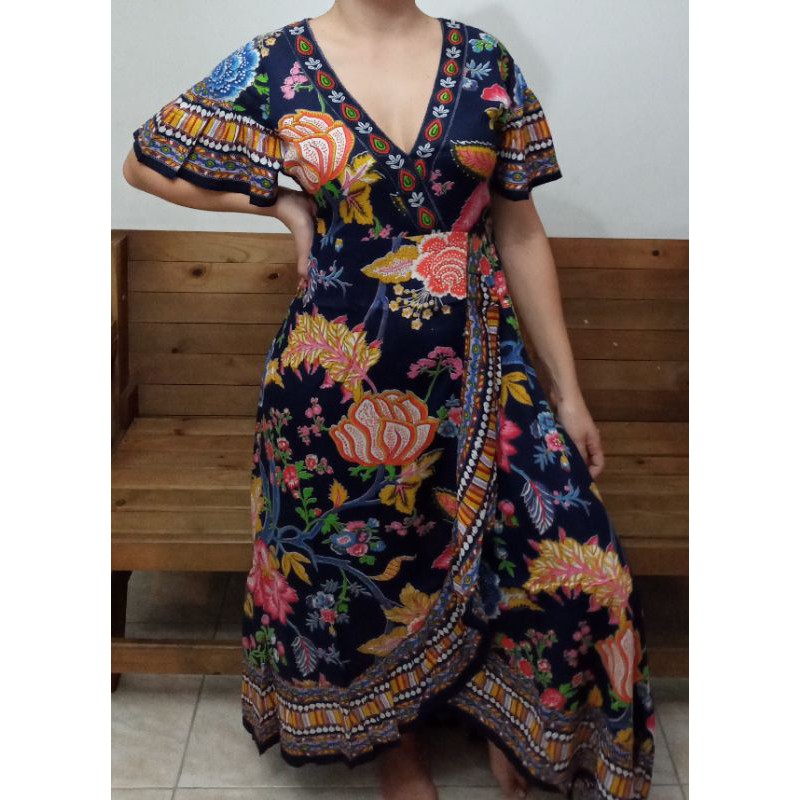 Vestido store kimono longo