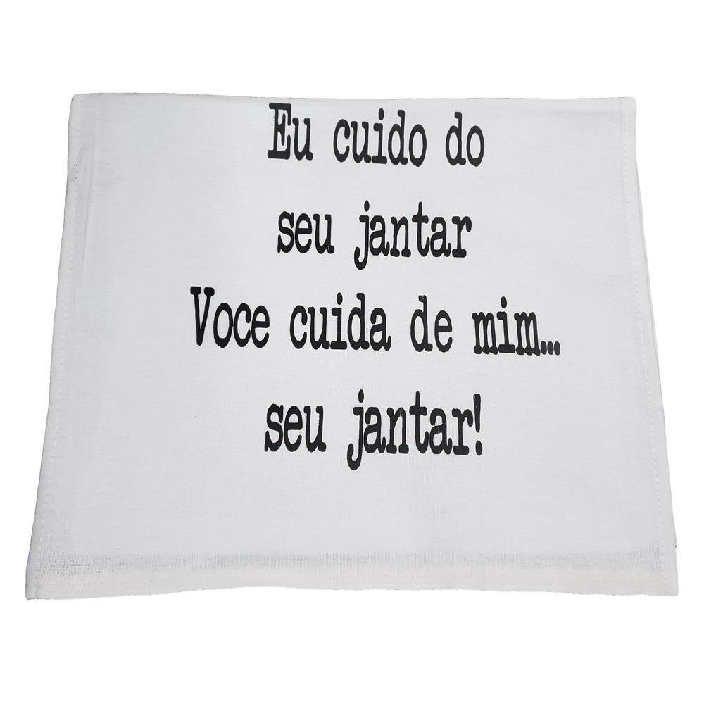 Pano de Prato Minimalista Frases Divertidas - 72cm x 45cm - Casa ...