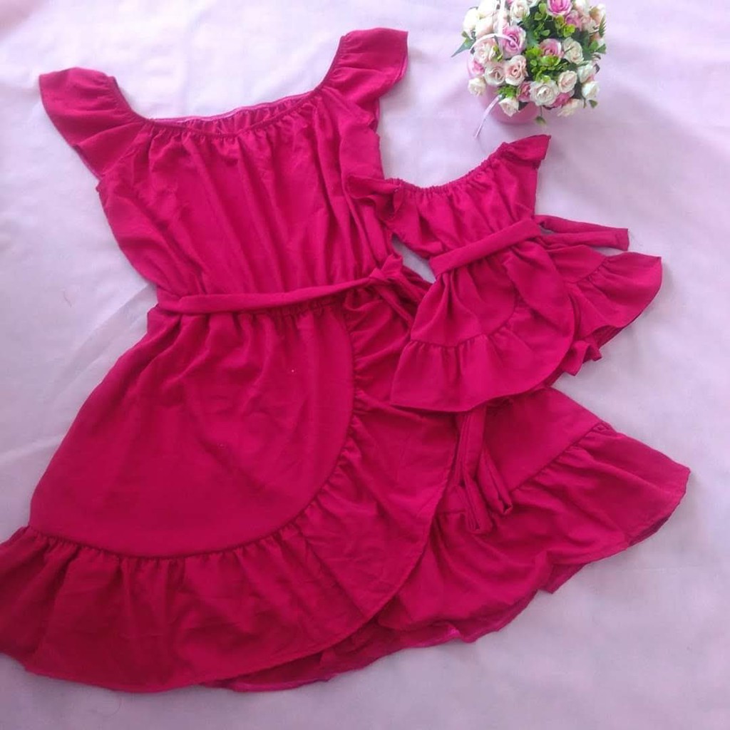 Vestido simples mae e hot sale filha