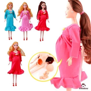 Boneca de Familia Feliz Boneca de Mae Gravida com Bebe na Barriga Brinquedo Estilo Barbie em Promocao na Shopee Brasil 2024