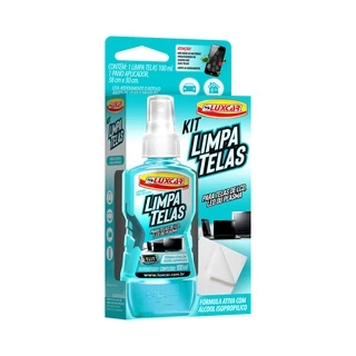 Limpa Telas Notebook Celular Tv Tablet Luxcar 100ml