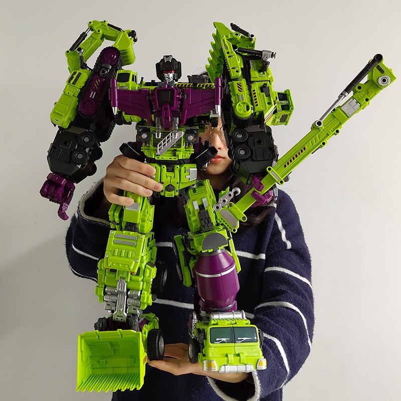 Hercules Robô Transformador King Kong Adata Toy Fit Car Engineering Vehicle Excavator Figura Mista De Leopardo