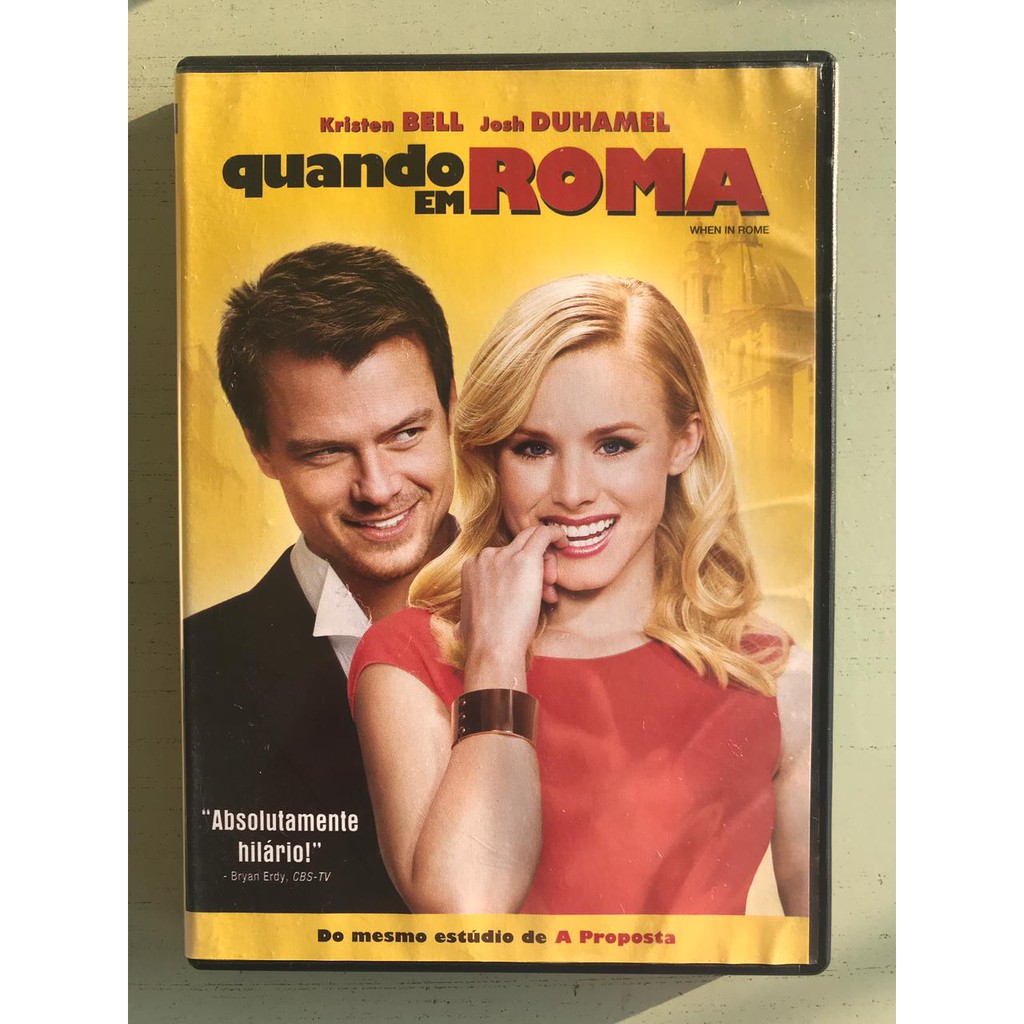 dvd filme comédia romântica Quando em Roma original | Shopee Brasil