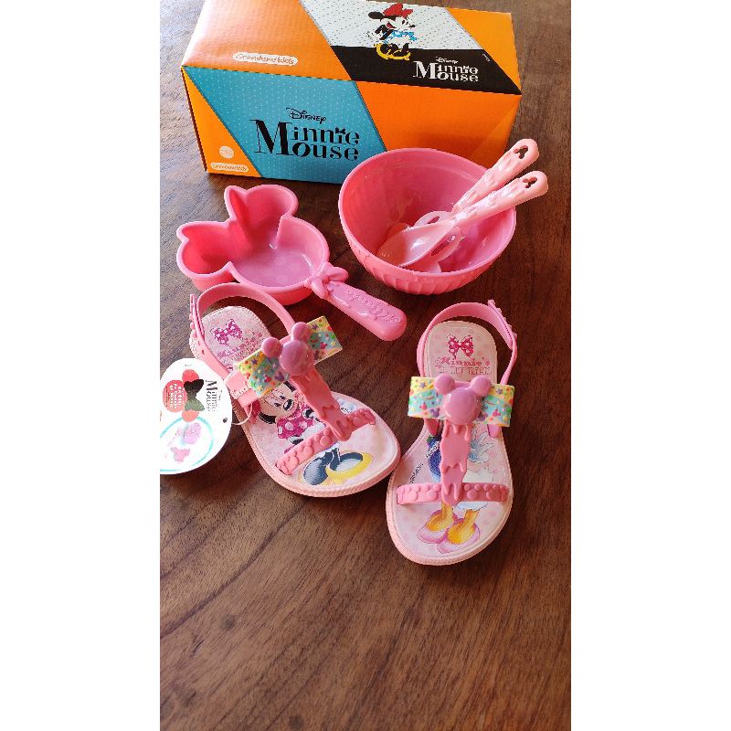 Sandalia minnie hot sale rosa