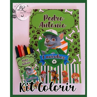 10 Kits Colorir Patrulha Canina - Graciele Alves Artes