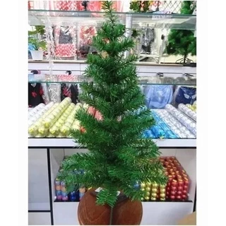 Árvore De Natal 86 Galhos 90cm Branco e Verde Para decoraçao enfeite muito Bonito