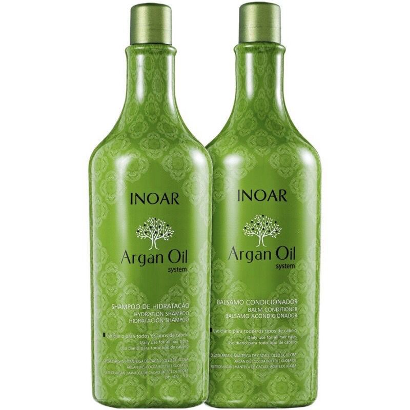 Kit Inoar Argan Oil System (2 Produtos) 500ml + 500ml | Shopee Brasil