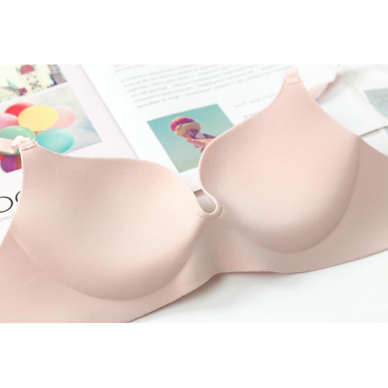 ZXYOUPING peito pequeno Sutiã Push Up Sem Costura Estilo