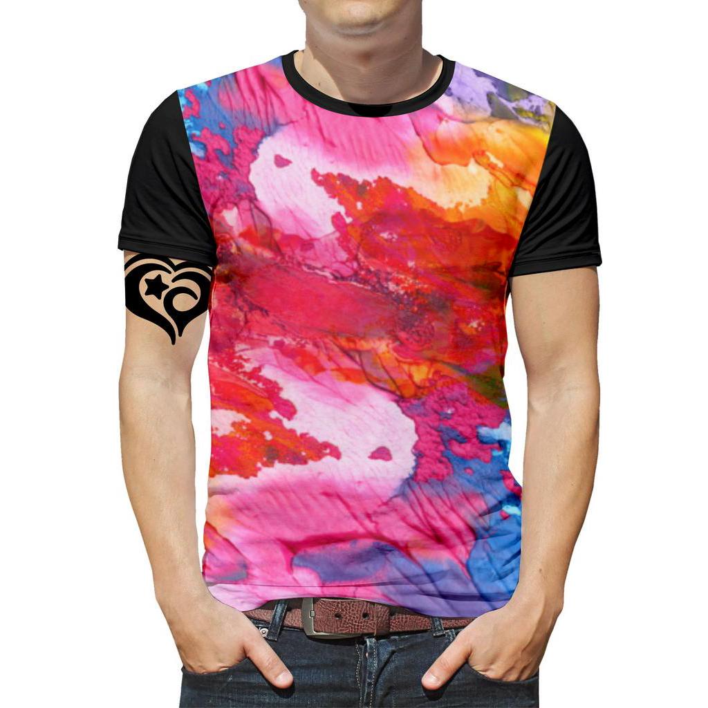 Camiseta Tie Dye Masculina tai day blusa Roupa