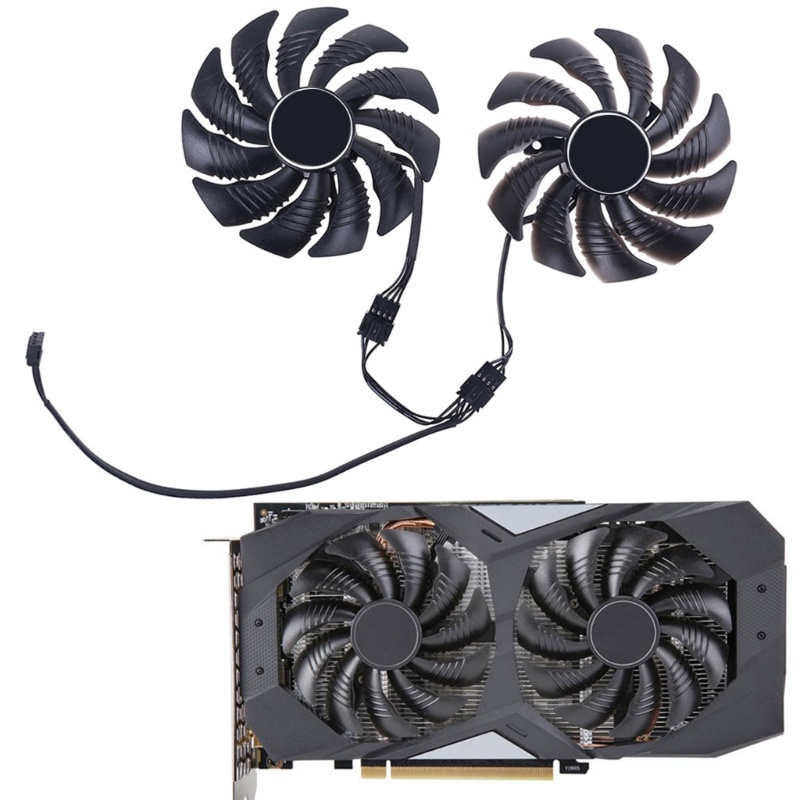 Ventilateur De Remplacement Pour Carte Graphique Gigabyte GTX 1660/1660 Ti/1660 SUPER – 87 Mm, 4 Broches