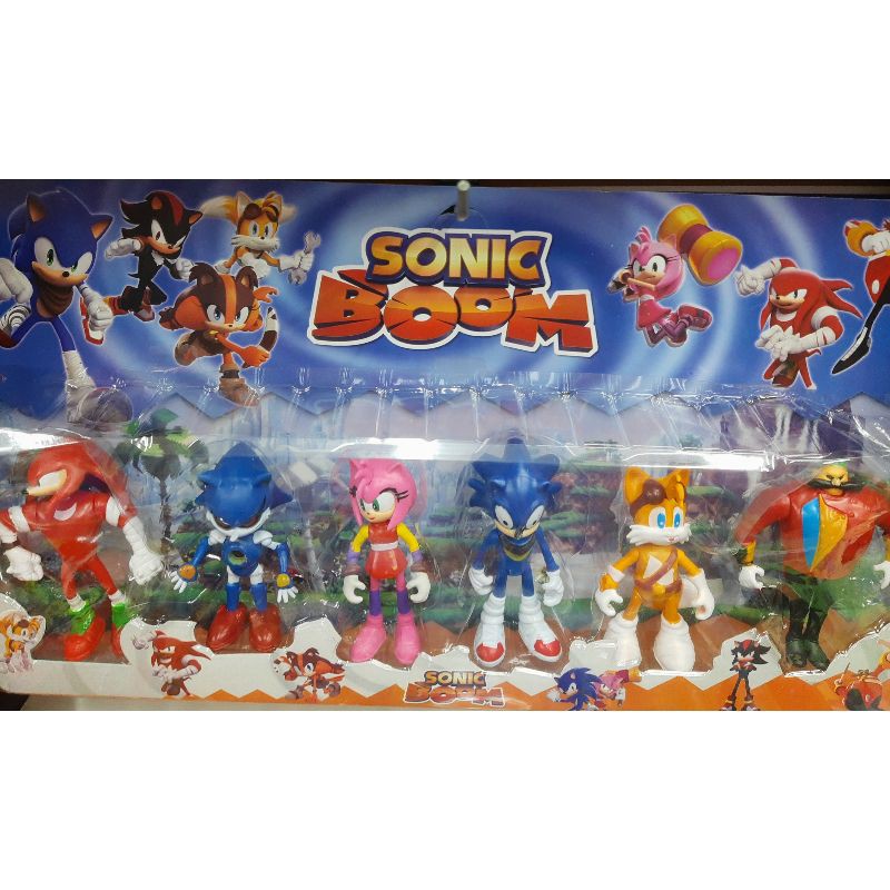 Cartelado Sonic Boom Com 6 Personagem