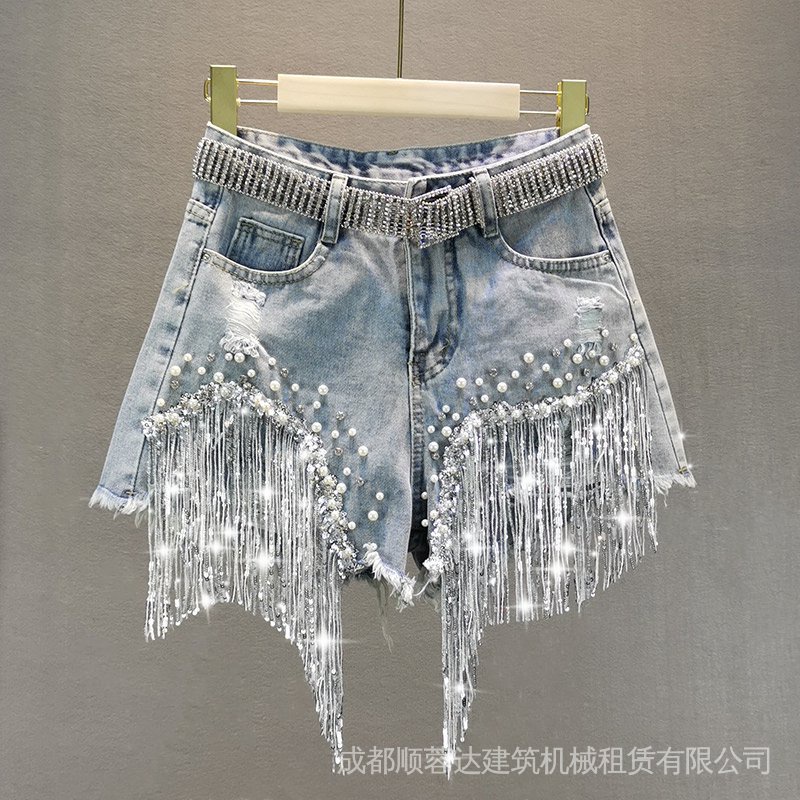 Calça Jeans Feminina Casual Feminina Patchwork Curta 2023 Fashion Cintura  Alta Emagrecimento Shorts Jeans Estampados Digitais Calças Femininas Mujer  De $144