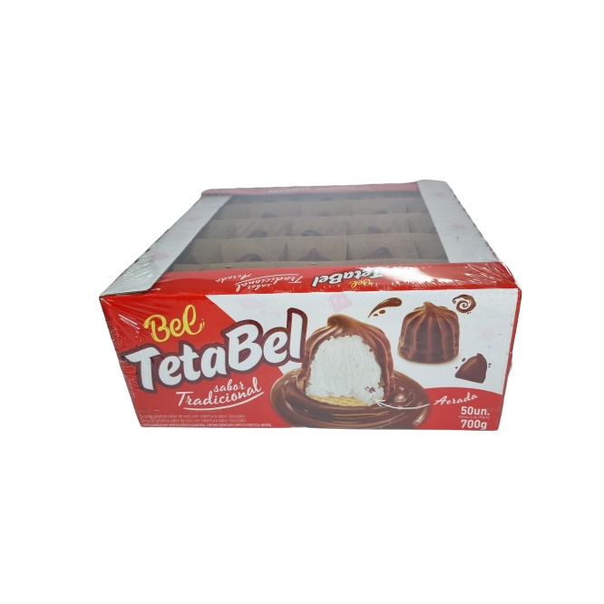 TetaBel Sabor Tradicional c/ 50 unidades 700g | Shopee Brasil