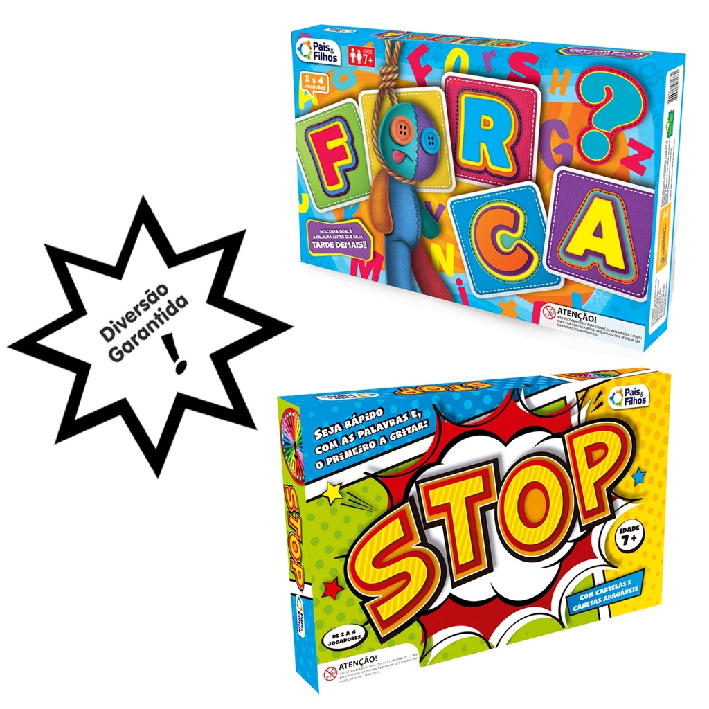 Jogo Stop - 791093 - Pais e Filhos - Real Brinquedos