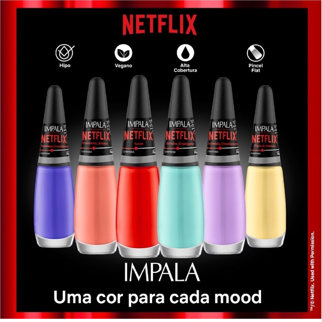 Esmalte Coleção Netflix Impala