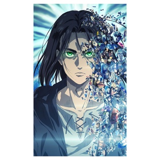 Poster Shingeki No Kyojin Tam A4 e A3 Anime Temporada Levi, Mikasa, Ymir,  Personagens Attack On Titan Mangá.